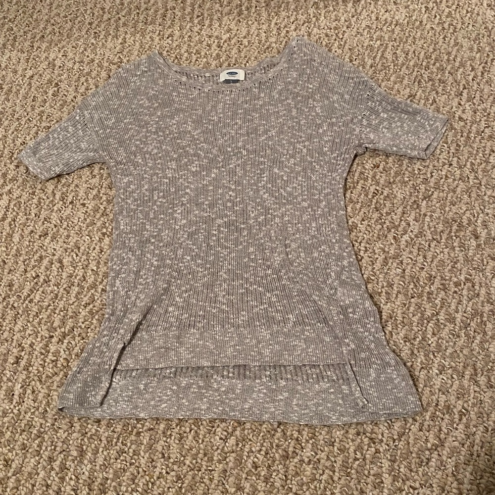 Old Navy Gray Knit Sweater